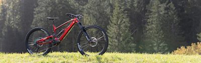 Bicycle in mountains